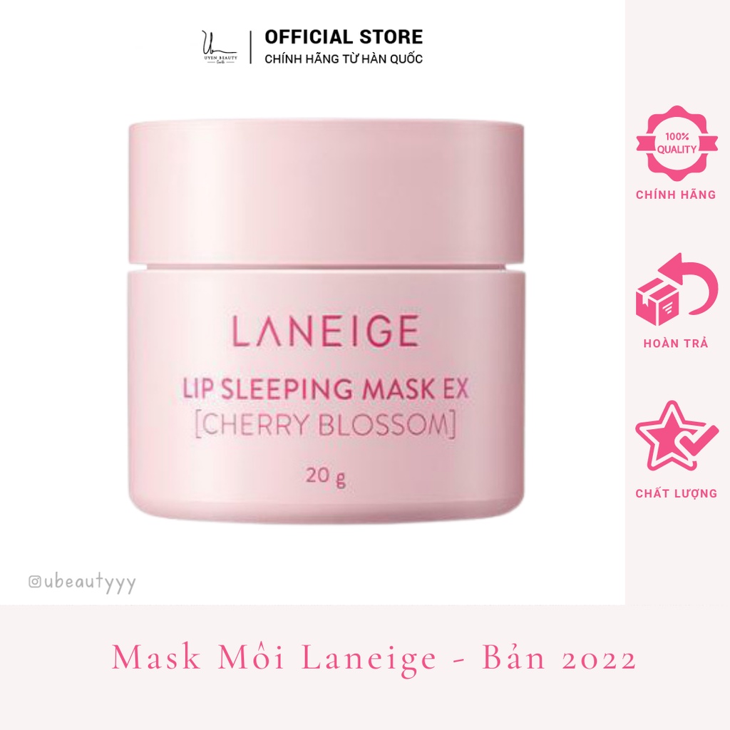 [Chính Hãng - Kèm Bill] Mask Môi Laneige Jeju Cherry Blossom New Edition 2022 - Có Full Set 2022