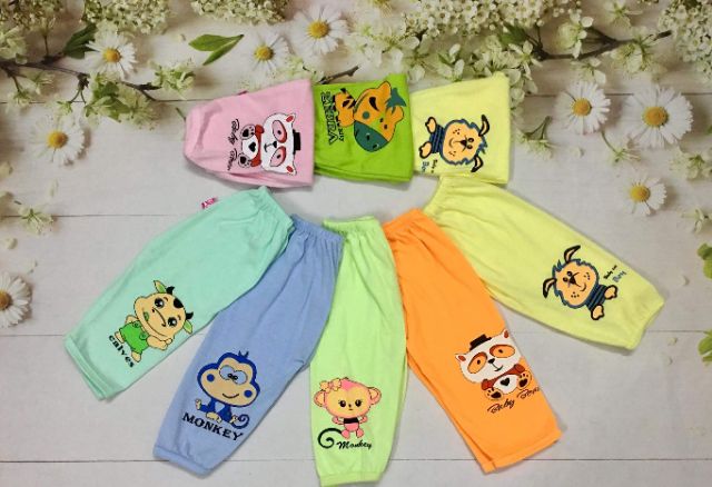 combo 10 Quần/ quần chục dài cotton cho bé