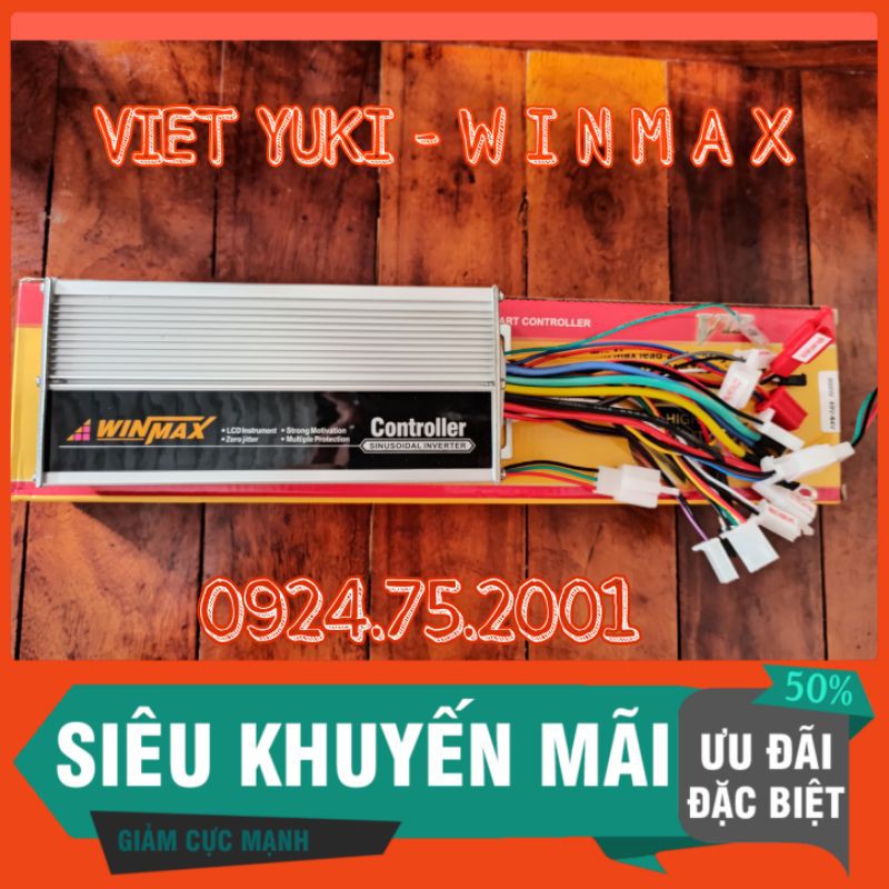 [Winmax] Ic khiển xe điện đa năng 800w 15 sò đi 4 5 bình