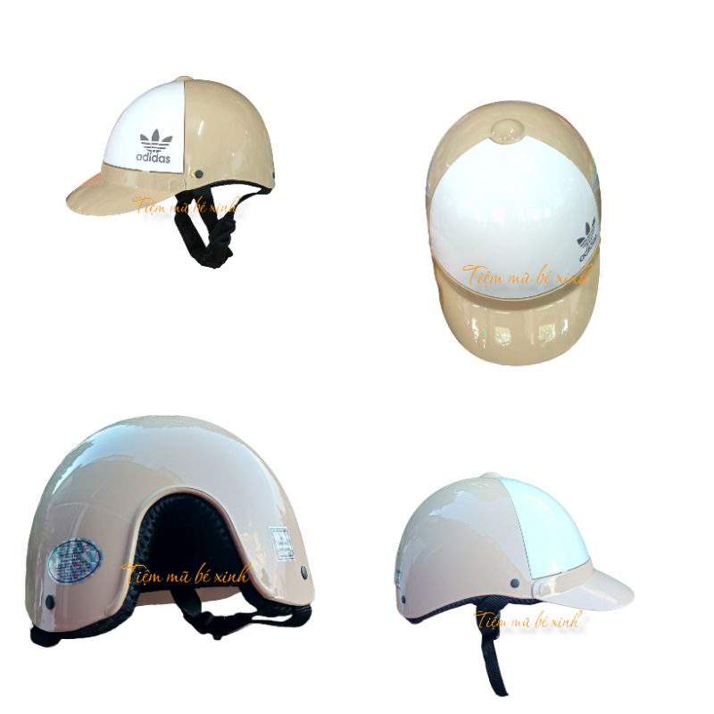 Mũ Bảo hiểm Pha màu nửa đầu