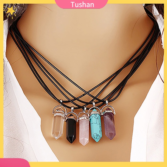 Dây chuyền đính đá Chakra năng lượng thời trang