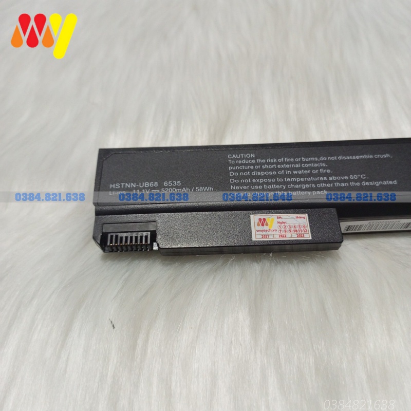Pin laptop HP EliteBook 6930p 8440p 8440w / Compaq 6530b 6535b 6440b 6730b 6735b. Bảo hành 12 tháng đổi mới