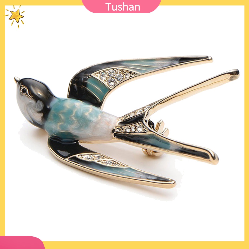 Ghim Cài Áo Hình Chú Chim Đậu Trên Cành Cây Thời Trang Cho Nữ