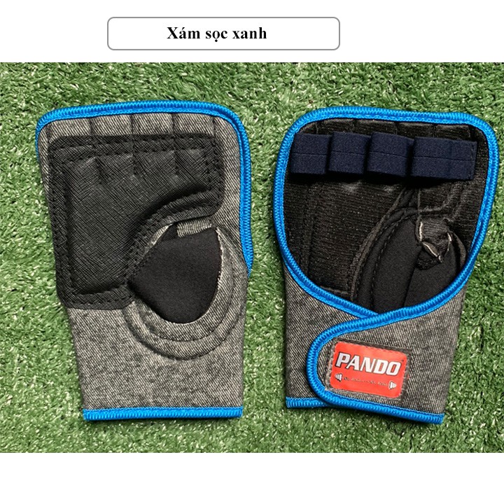 Găng tay tập gym hở mu Pando 5007