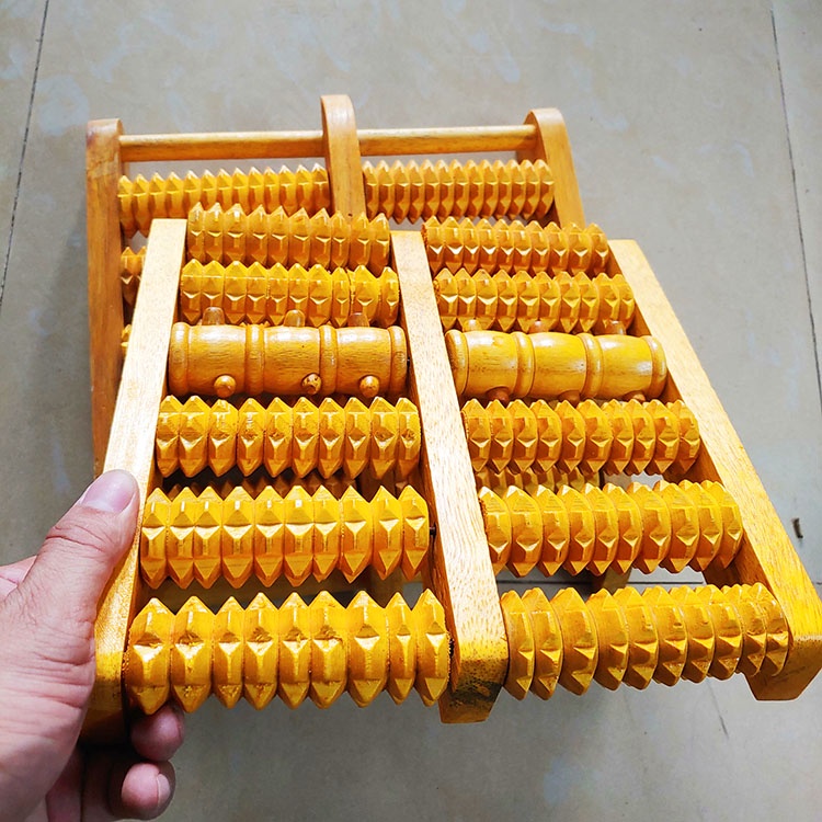 Bàn lăn chân gỗ massage bàn chân ✅ Dụng cụ sức khỏe giá rẻ - phù hợp mọi lứa tuổi