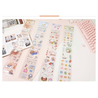 {Khác ~ Có sẵn/ Order} Phụ kiện trang trí: Hello rabbit series/ Hình dán