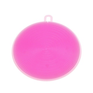 MIẾNG RỬA CHÉN DĨA SILICON 2 MẶT CÓ QUAI TREO