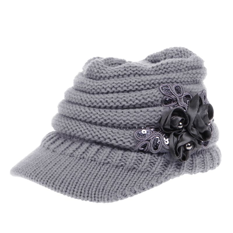 Mũ Beanie Dệt Kim Thời Trang Mùa Đông Cho Nữ