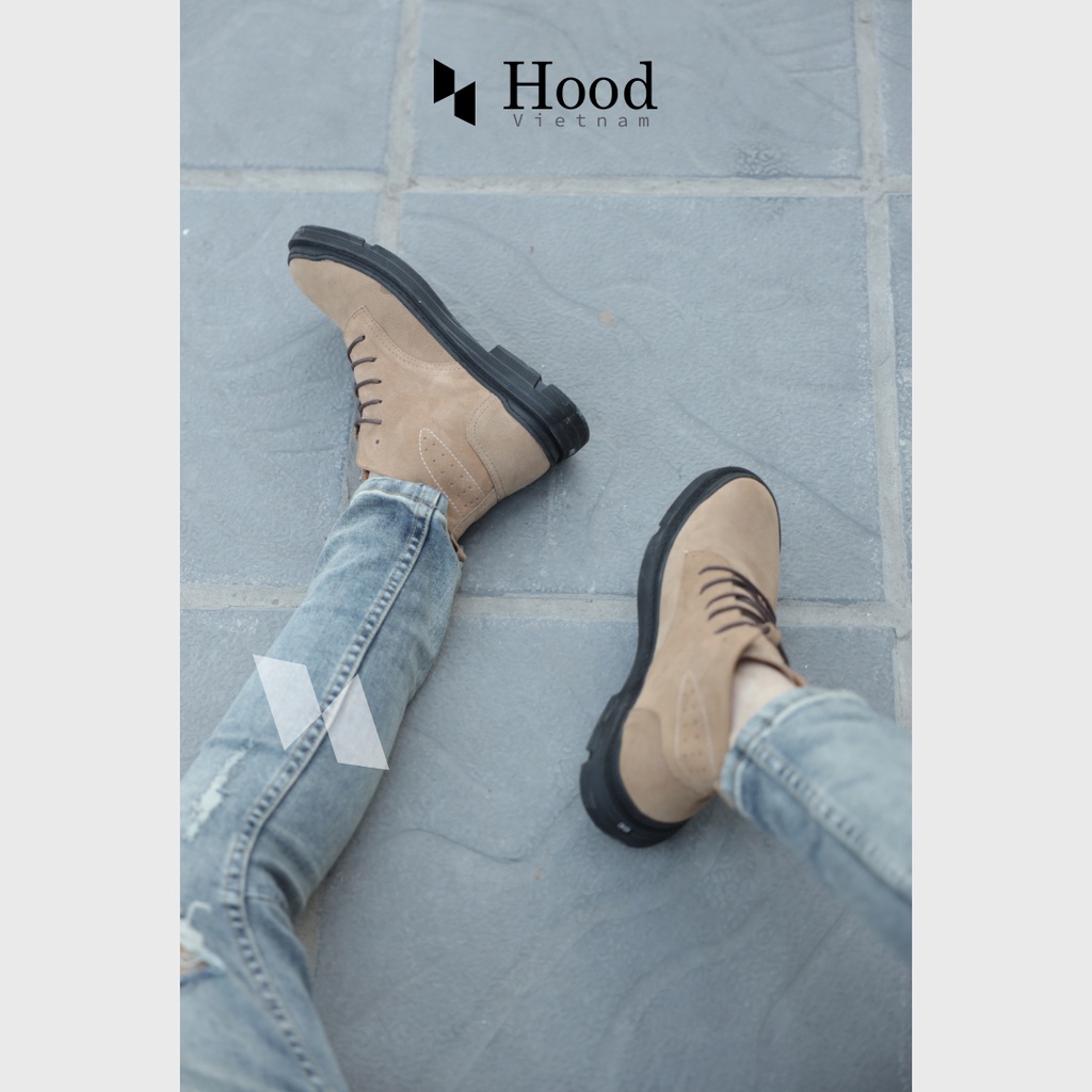 Giày Dor Boots Suede - Da bò lộn cao cấp 100% - Đế kếp cao su đúc nguyên khối - Bảo hành 12 tháng #thehood