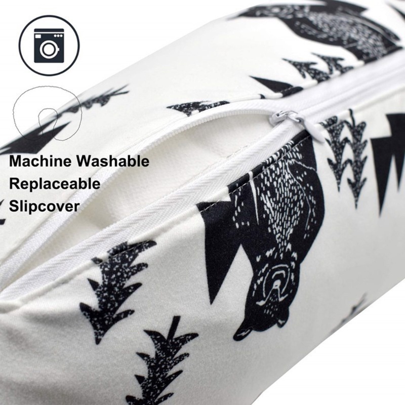 Bộ 2 Gối Chữ U Có Vỏ Bọc Ghế Sô Pha Tháo Rời Được