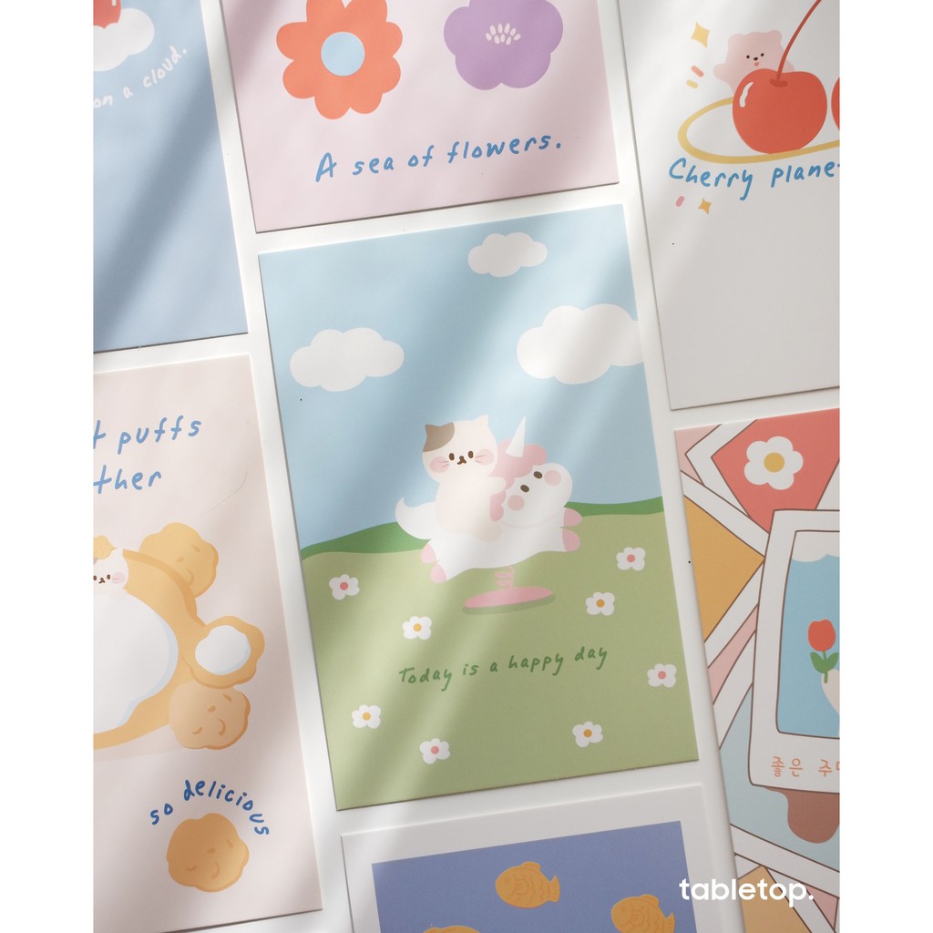 Postcard, thiệp Bear - hình gấu dễ thương