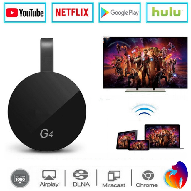 Thiết bị dongle thu nhận wifi Hdmi chuyên dụng cho Google Chromecast 2/3/2018 Android Netflix YouTube