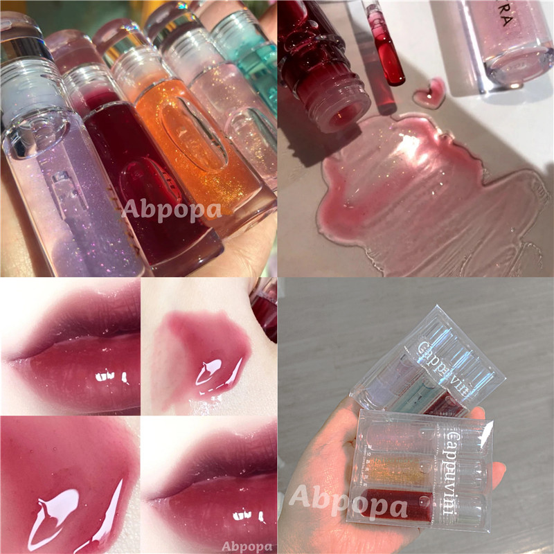 [Hàng mới về] Set 3 Son Môi Trang Điểm Dạng Thạch 3d Lấp Lánh Mềm Mịn Lâu Trôi | BigBuy360 - bigbuy360.vn