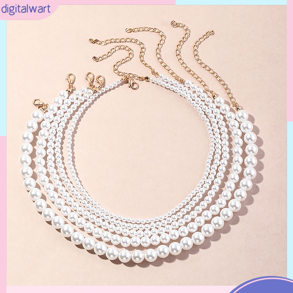 Set 5 dây chuyền ngọc trai nhân tạo thời trang cho nữ (có bán lẻ)