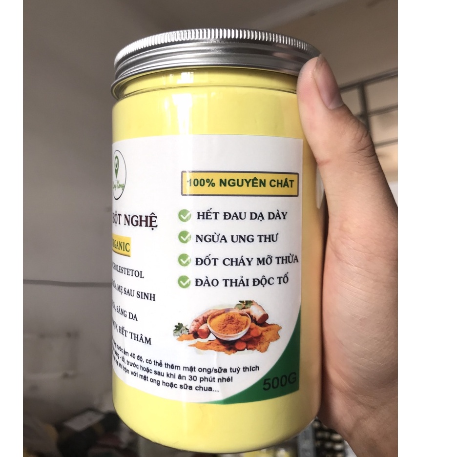 Tinh Bột Nghệ Nguyên Chất Organic Từ Bột Nghệ Tươi