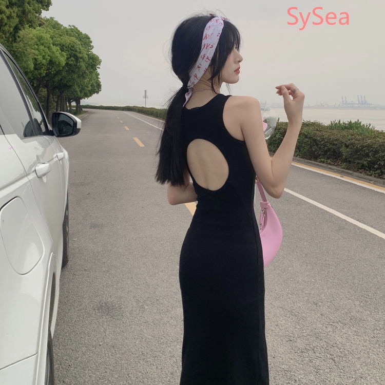 Đầm Màu Sắc Trơn Thiết Kế Quyến Rũ Thời Trang Mùa Hè Dành Cho Nữ