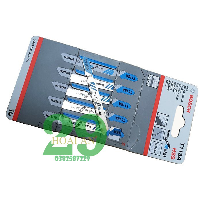 Lưỡi Cưa Sọc, Vỉ Lưỡi Cưa Lọng Sắt HSS Chính Hãng T118A