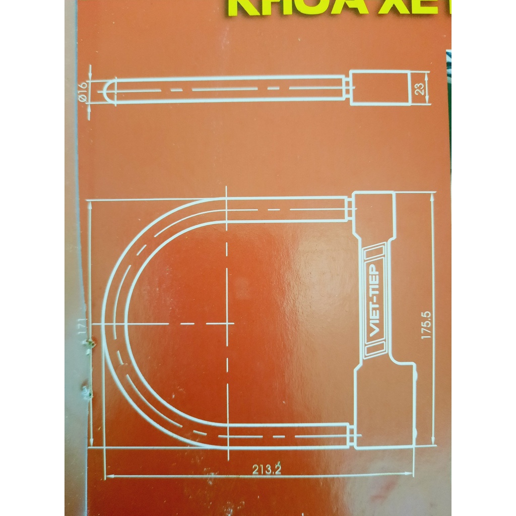 Khóa Việt Tiệp Chữ U 02313 , 06975  Hàng Chính Hãng