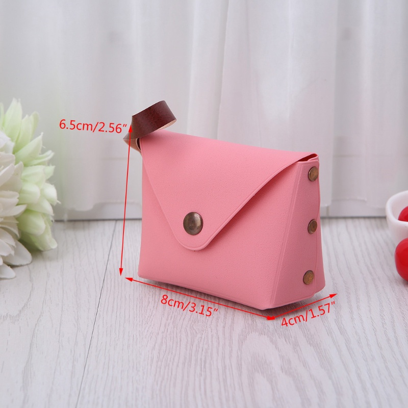 Youyo Ví Đựng Tiền Xu / Chìa Khóa Màu Kẹo Ngọt Có Dây Đeo Tay Cho Nữ C