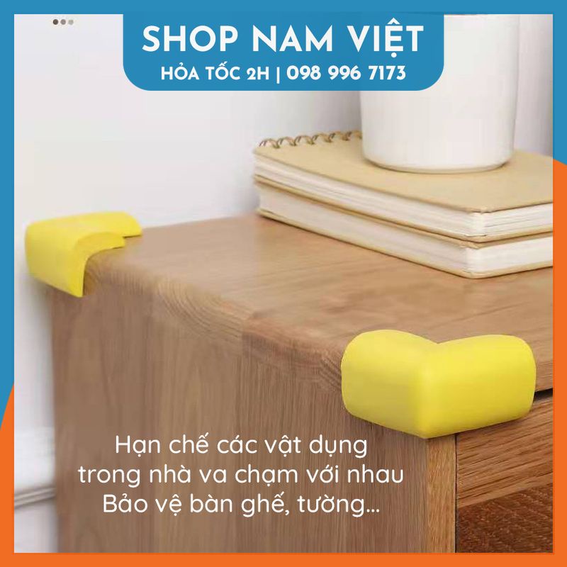 Miếng Xốp Bọc Cạnh Bàn, Bịt Góc Tủ Bảo Vệ An Toàn Cho Bé