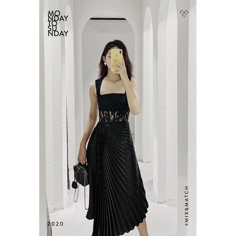 Body suit đen Everluxe thanh lý