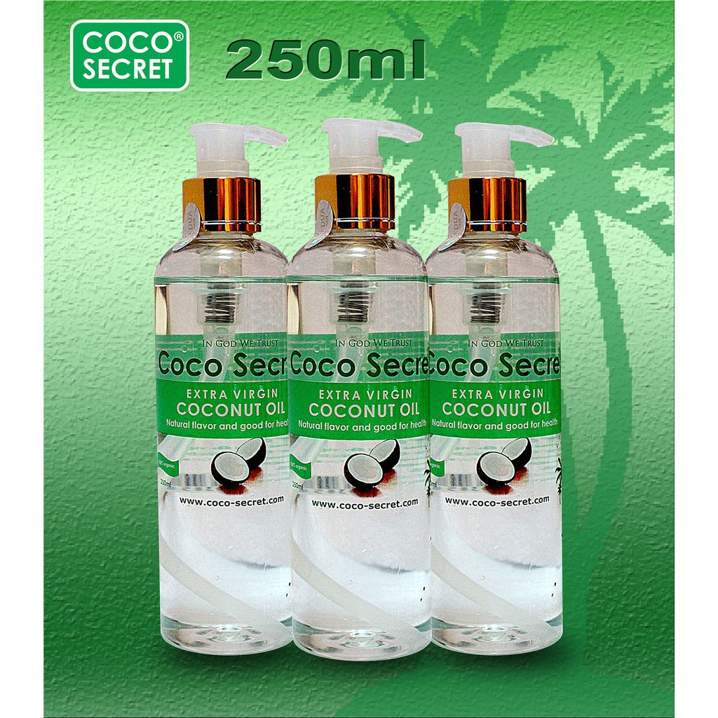 [ CHÍNH HÃNG ] Dầu Dừa COCO SECRET Hỗ Trợ Ngăn Rụng Tóc &amp; Hỗ Trợ Kích Thích Mọc Tóc - 250ml