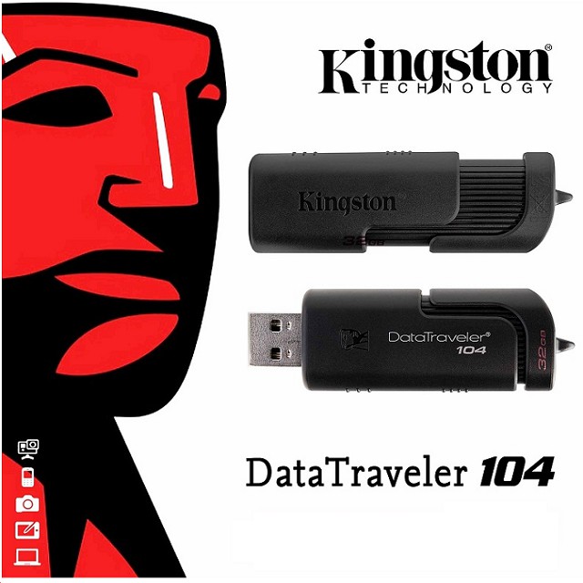 USB Kingston 32GB DT104 - USB 2.0