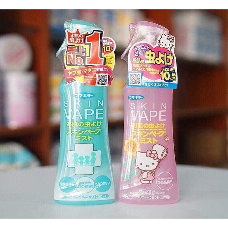 xịt chống muỗi skin vape của Nhật