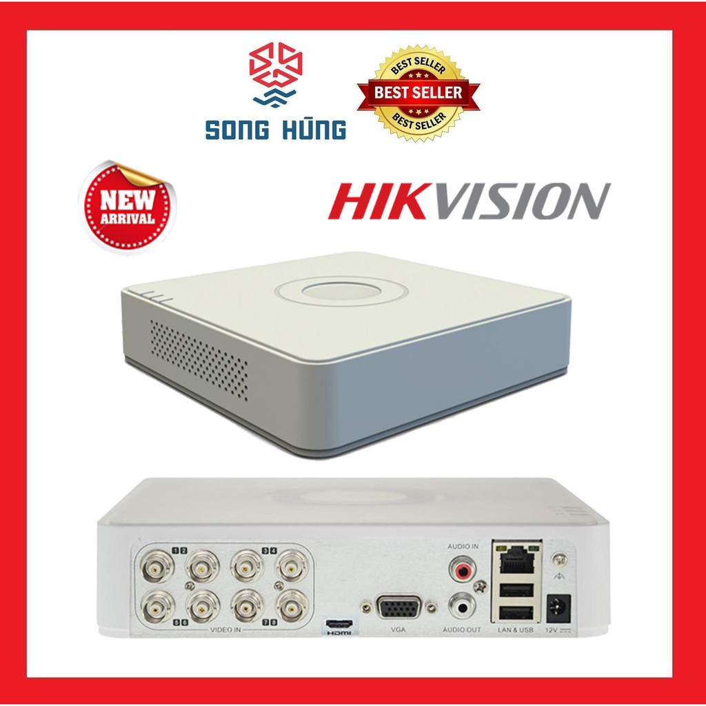 Đầu ghi Hikvision DS-7108HQHI-K1/HDTVI/8 Kênh/HDD 10TB