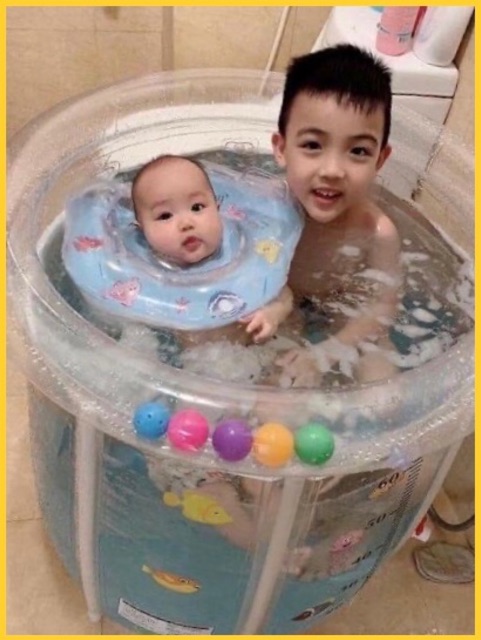 Hồ bơi thành cao Sea Baby 2020 ( tặng bóng , bơm tay, miếng vá dự phòng, phao cổ)