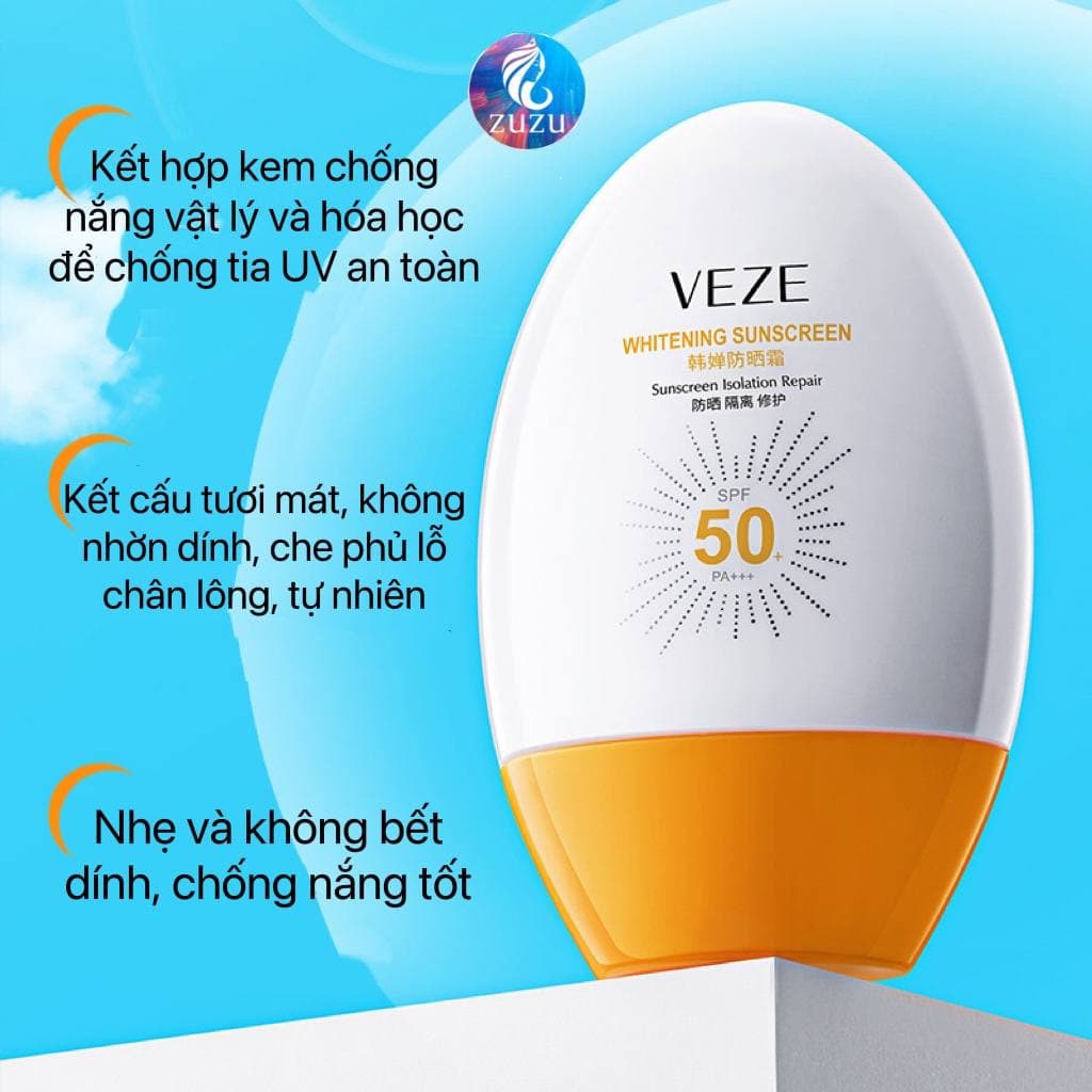 Tinh Chất Chống Nắng Hiệu Chỉnh Sắc Da VEZE Sunplay Skin Tone Up UV SPF50+/PA++++ 50g HUBEAUTY