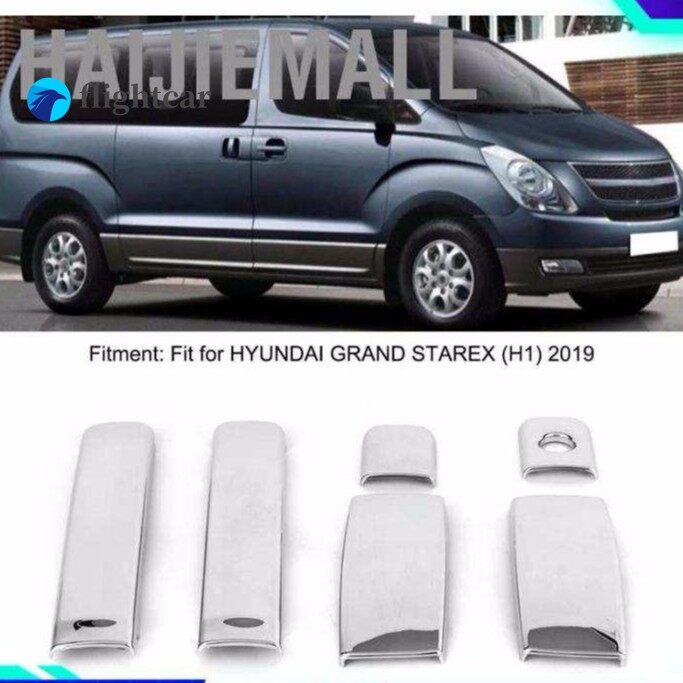 Set 6 Ốp Tay Nắm Cửa Mạ Điện Chuyên Dụng Cho Xe Hơi HYUNDAI GRAND STAREX  2019