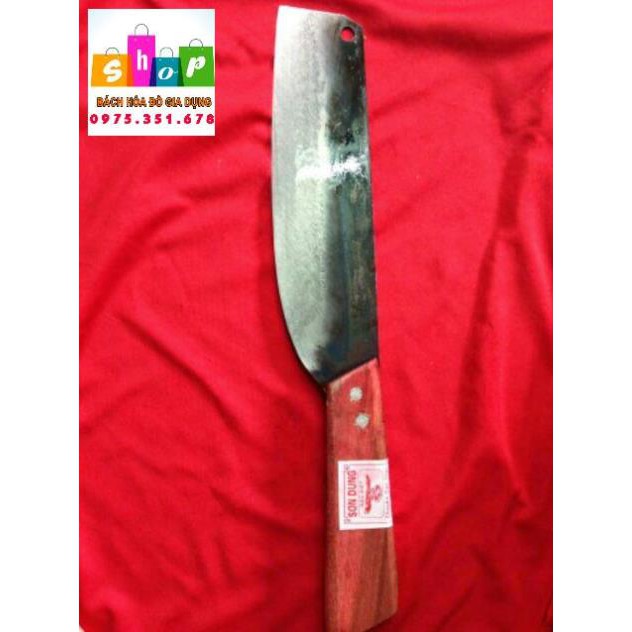 Dao thái chuôi gỗ 30cm- Lưỡi dao sắc bén-GIADUNG24H