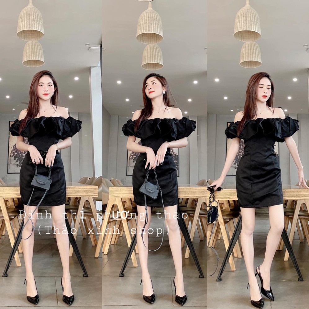 Váy Trễ Vai Tay Bồng Xinh Xắn / Đầm Ôm Cực Sexy Tôn Dáng | BigBuy360 - bigbuy360.vn