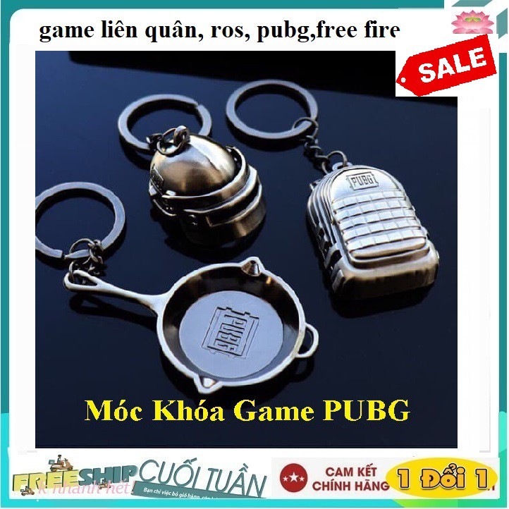 Móc Khoá PUBG, GAME PUBG,  Mô Hình Game PUBG siêu chất, Cây Đồ 3 PUBG