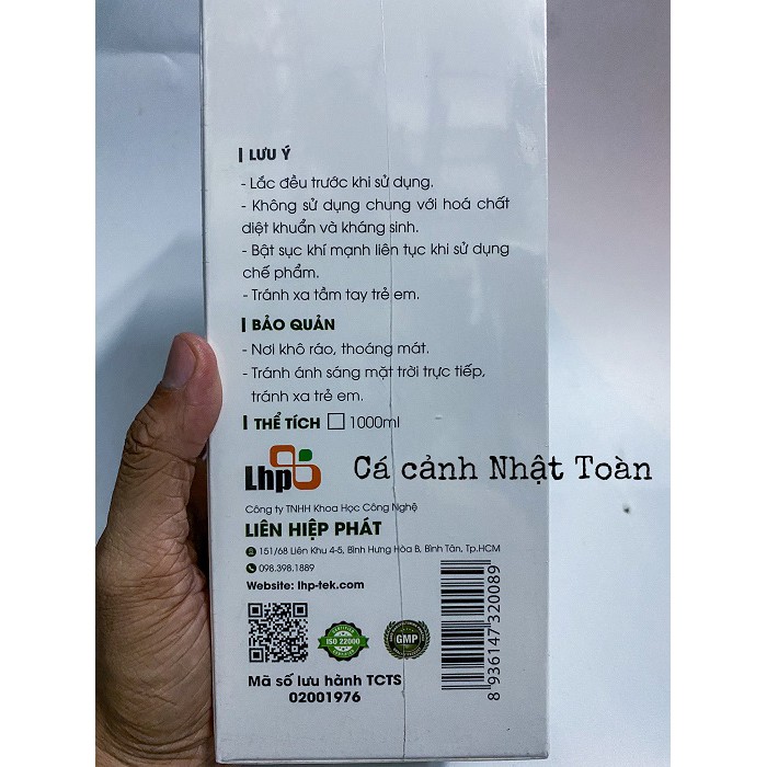 VI SINH TIÊU HÓA CHO CÁ CẢNH VÀ TÉP BAC+ KOIKA 1 LÍT