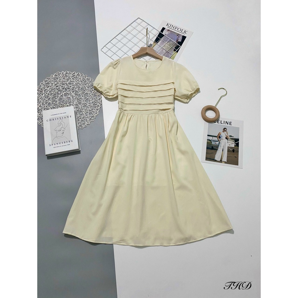 Váy Đầm Mùa Hè Thời Trang Thiết Kế Cao Cấp Chất Đủi Xốp Dày Dặn Mềm Mát 2 Lớp A007 Lin Store66