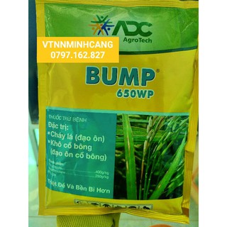 THUỐC ĐẶC TRỪ ĐẠO ÔN LÁ, ĐẠO ÔN CỔ BÔNG BUMP 650WP (gói 100gr)