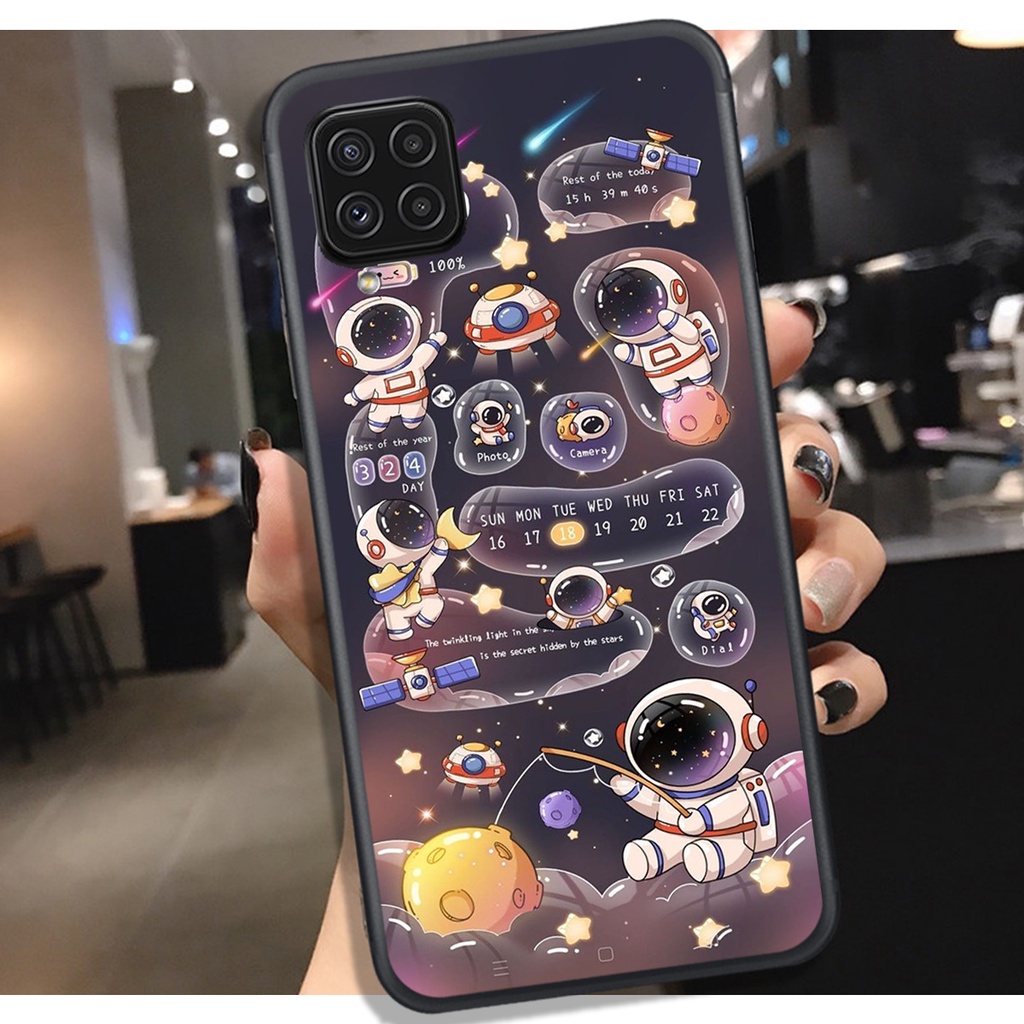 Ốp Lưng SamSung A12 5G - A22 4G - A22 5G - M32 - M33 - M53 , In Hình " Phi Hành Gia" Bắt Mắt, Đẹp.
