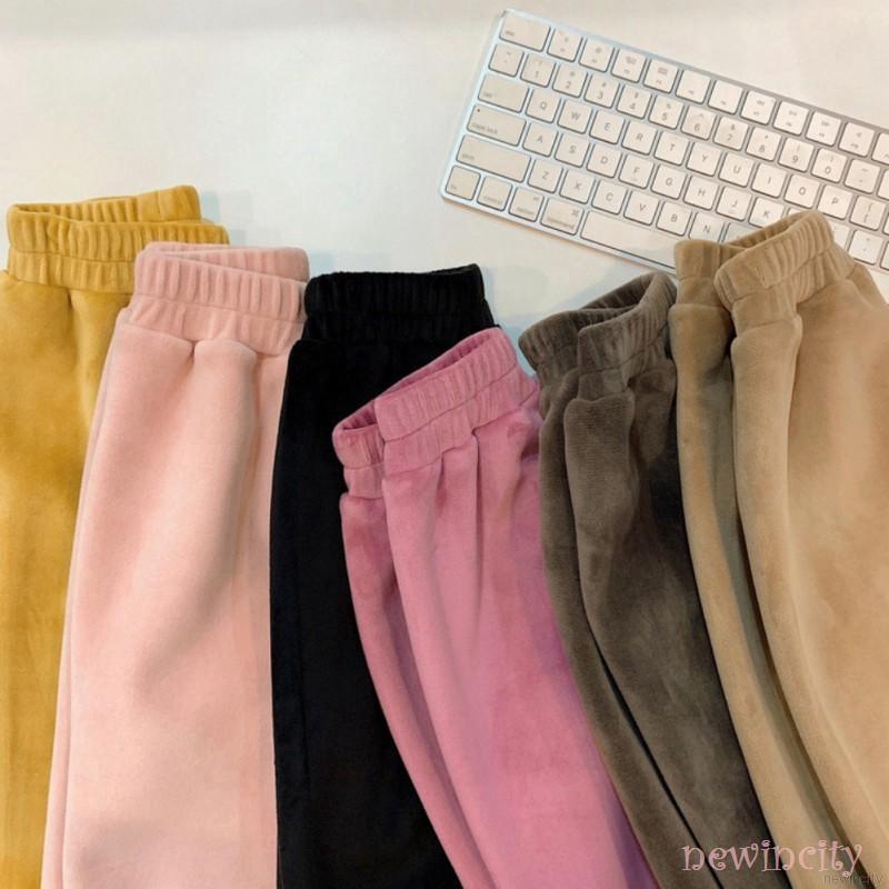 Quần jogger màu trơn dành cho bé gái