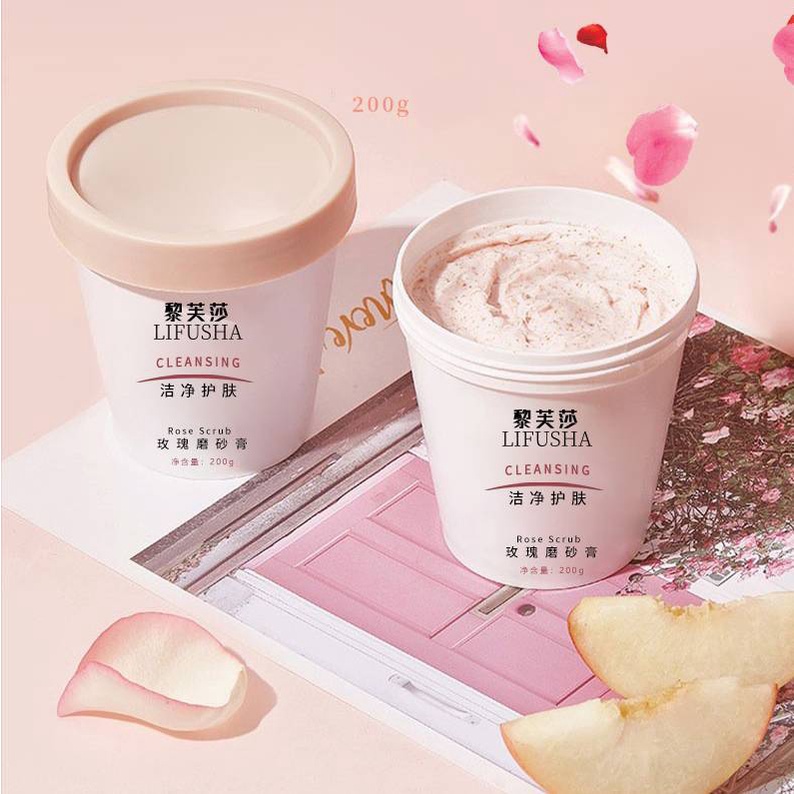 Tẩy tế bào chết đào toàn thân Tẩy tế bào chết body đào Nội địa Trung ILY