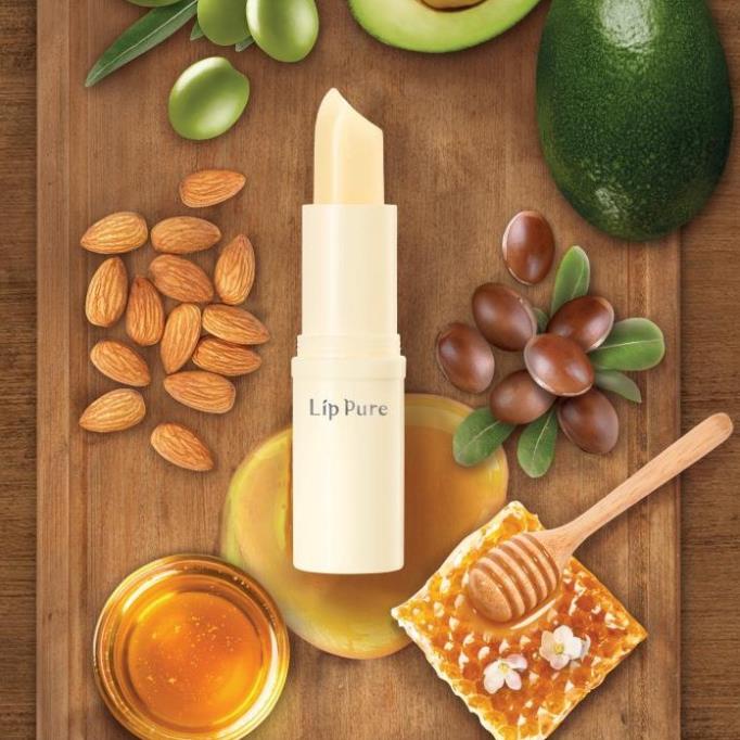 Son dưỡng không màu Lip pure Mentholatum 3.9g – Giúp dưỡng ẩm cho môi mềm căng mọng suốt 24h, không thâm môi