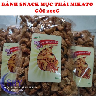 SNACK MỰC THÁI MIKATO GÓI 200G