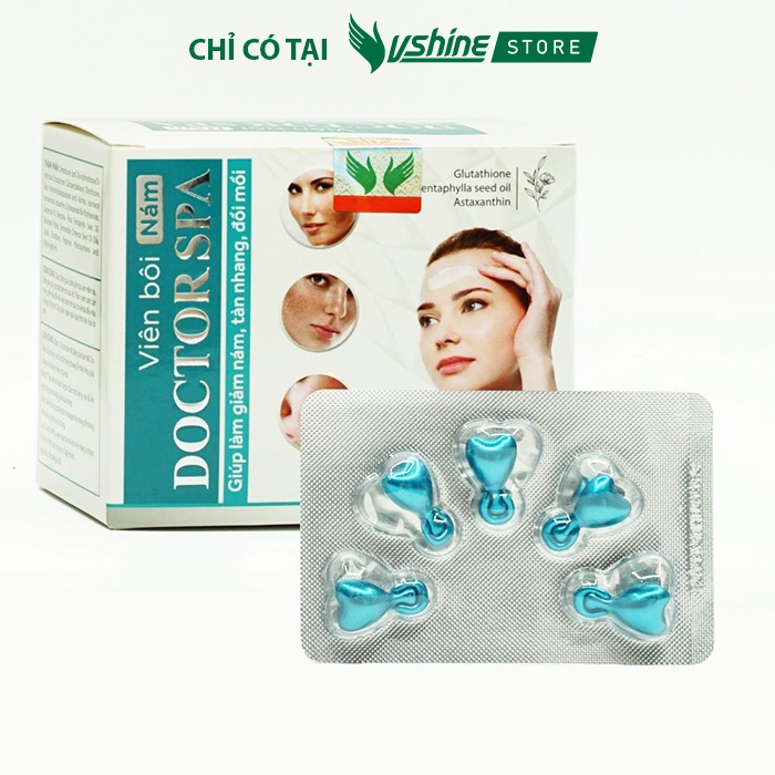 Viên Bôi Nám VSHINE Doctor Spa – Hộp 30 Viên - Hiệu Quả Mờ Nám Sau 3 Tuần Sử Dụng