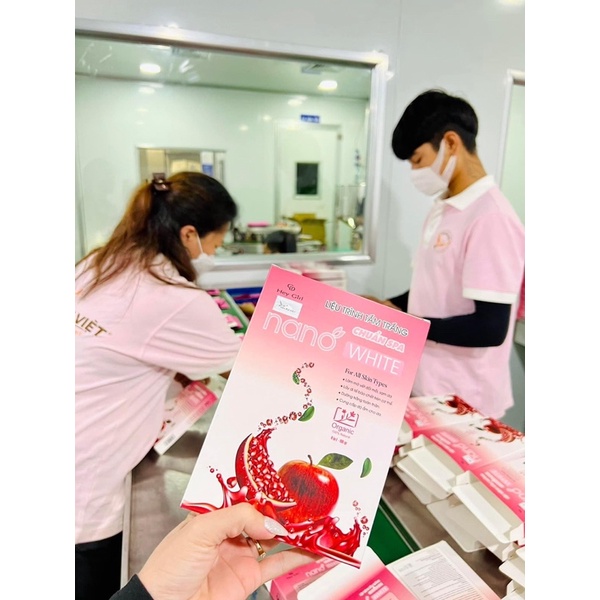 [Compo Truyền trắng Nano+ Kem body pink(Tặng kèm 3 phần quà)]