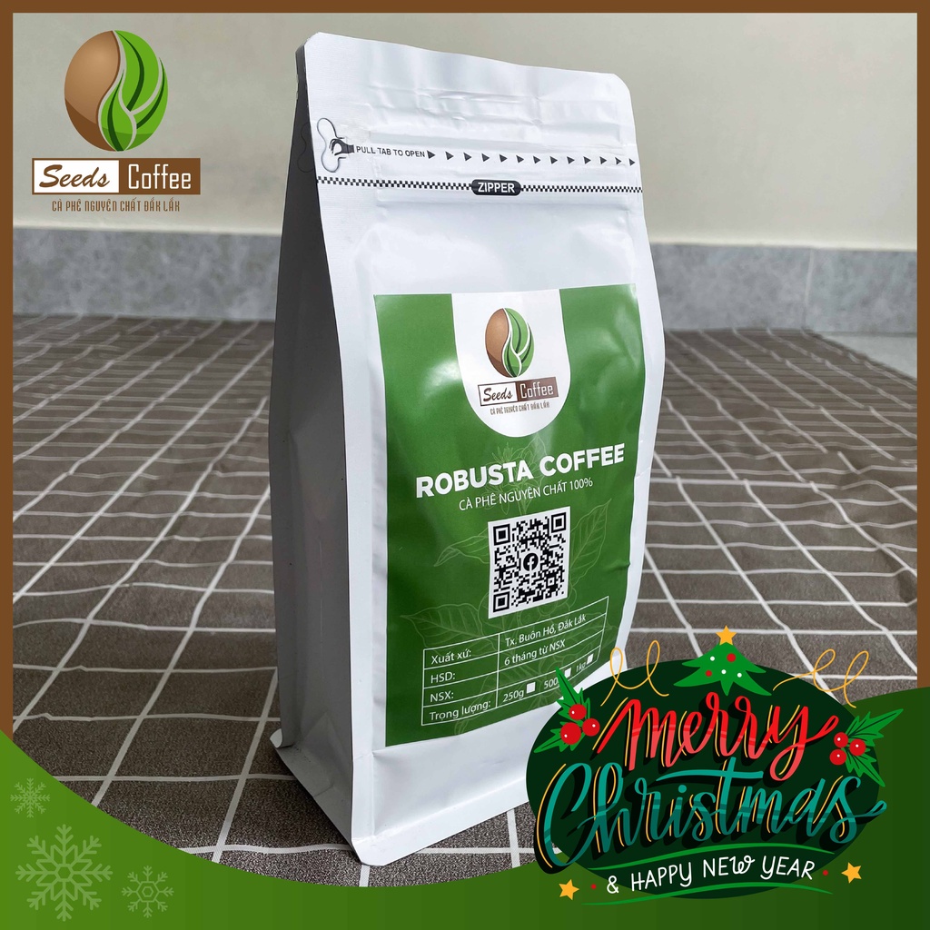 Cà phê rang xay nguyên chất Đắk Lắk - Robusta 500g | BigBuy360 - bigbuy360.vn