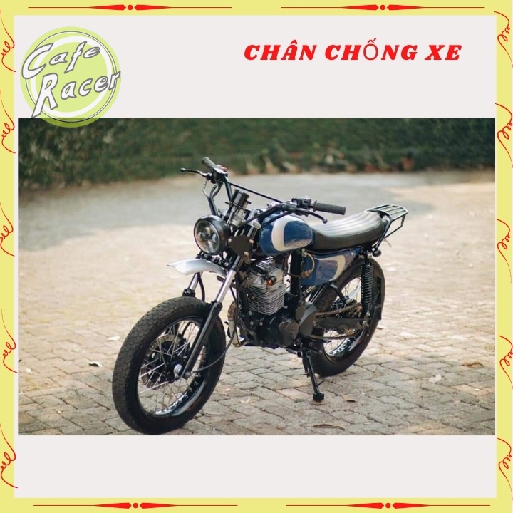 Chân chống nghiêng cho xe máy Win 100, honda67, Gn125,...sắt sơn đen, dài 31cm