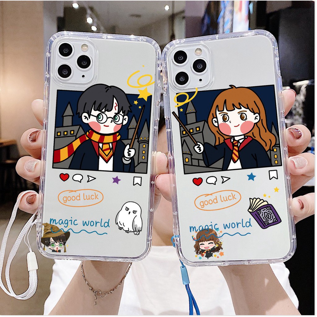 Ốp harry potter Ốp Lưng iphone 11 11pro xs max xr 8 7 6s plus se2020 Ốp điện thoại trong