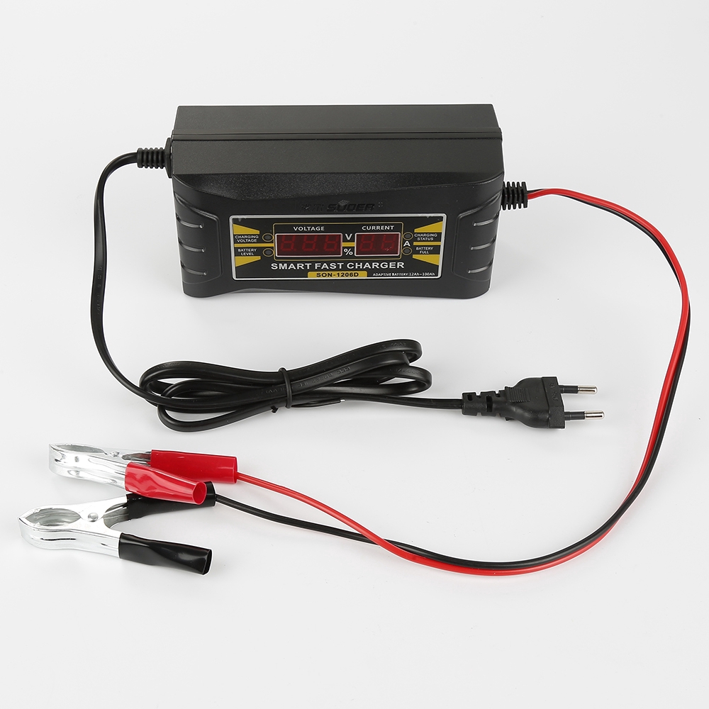 Bộ Sạc Bình Ắc Quy Thông Minh 110v Sang 240v Sang 12v 6a Cho Xe Ô Tô