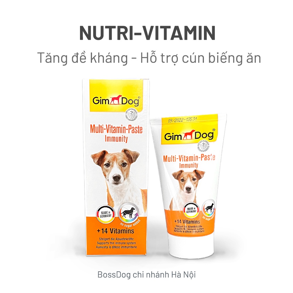 Gel dinh dưỡng cho chó